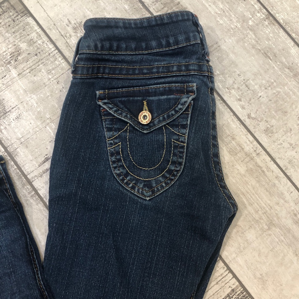 True Religion- Medium Blue skinny Jeans